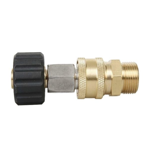 Pressure Washer Accessories Quick Connect Car Wash Water Hose Quick Connection, Typle: 14-3 / 8 Male + 15-3 / 8 Female - Image 7