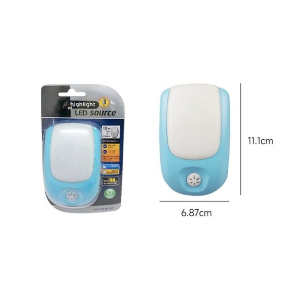 A72 Intelligent LED Sensor Night Light, Plug: EU Plug (Yellow) - Image 3