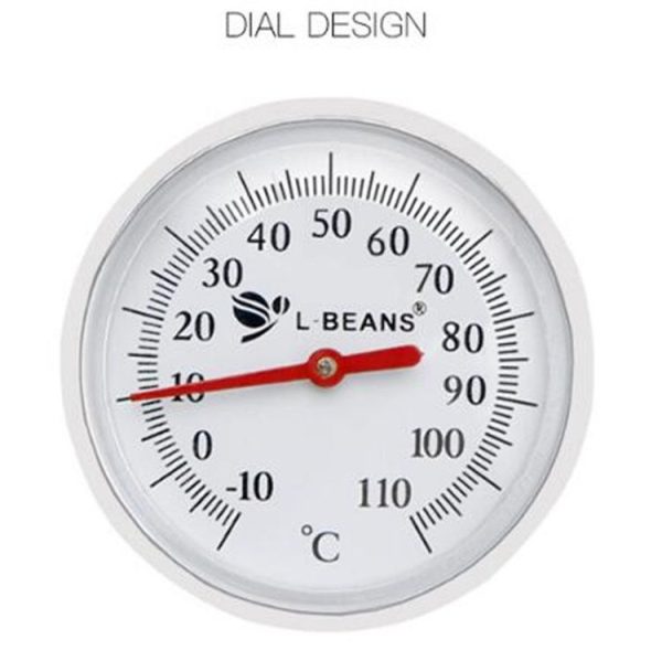 L-BEANS Stainless Steel Hand Made Coffee Thermometer Coffee Probe Water Temperature Meter, Style: Long Probe - Image 3