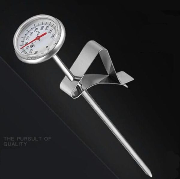 L-BEANS Stainless Steel Hand Made Coffee Thermometer Coffee Probe Water Temperature Meter, Style: Long Probe - Image 6