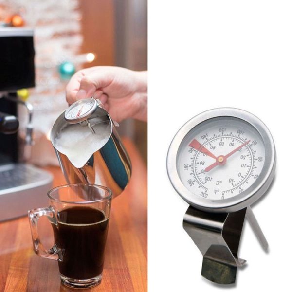L-BEANS Stainless Steel Hand Made Coffee Thermometer Coffee Probe Water Temperature Meter, Style: Long Probe - Image 7