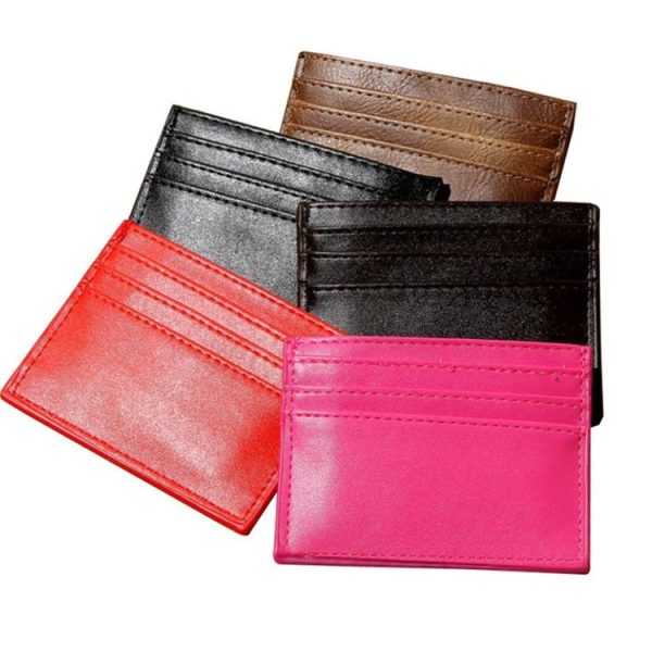 Men Card Holder Driver License Holster Multi Card Bank Card Holder (Rose Red) - Image 3