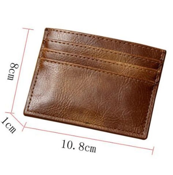 Men Card Holder Driver License Holster Multi Card Bank Card Holder (Rose Red) - Image 4