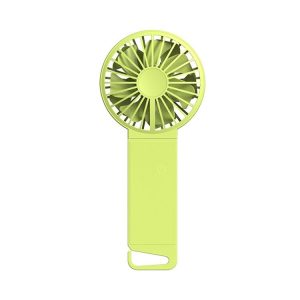 F5 Mute Portable Hand Hold Folding Fan (Fluorescent Green)
