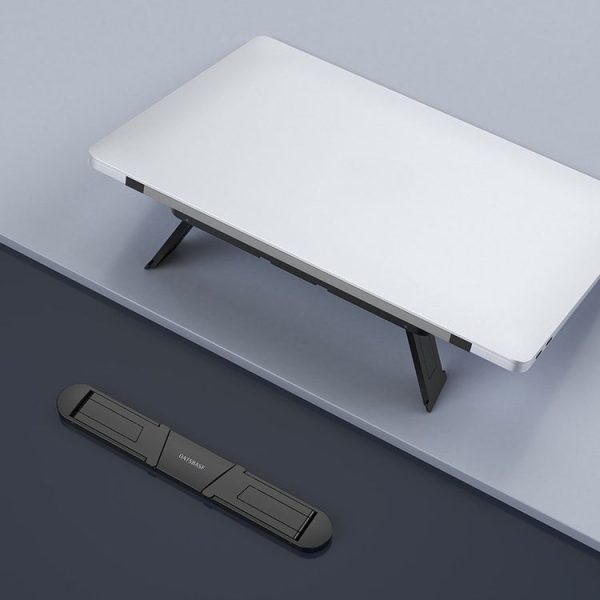 Oatsbasf 03362 Laptop Cooling Stand Desktop Portable Suspended Vertical Stand (Black) - Image 2