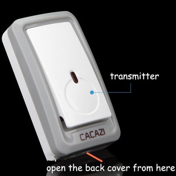 CACAZI W-899 Smart Home Wireless Doorbell Remote Control Doorbell, Style: EU Plug - Image 7