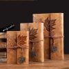 A7 PU Maple Retro Straps Handbook Loose-leaf Notebook (Light Blue) - Image 5