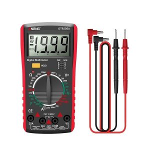 ANENG Automatic High-Precision Intelligent Digital Multimeter, Model: DT9205A HOLD Key (Red)