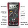 ANENG Automatic High-Precision Intelligent Digital Multimeter, Model: DT9205A HOLD Key (Red) - Image 4