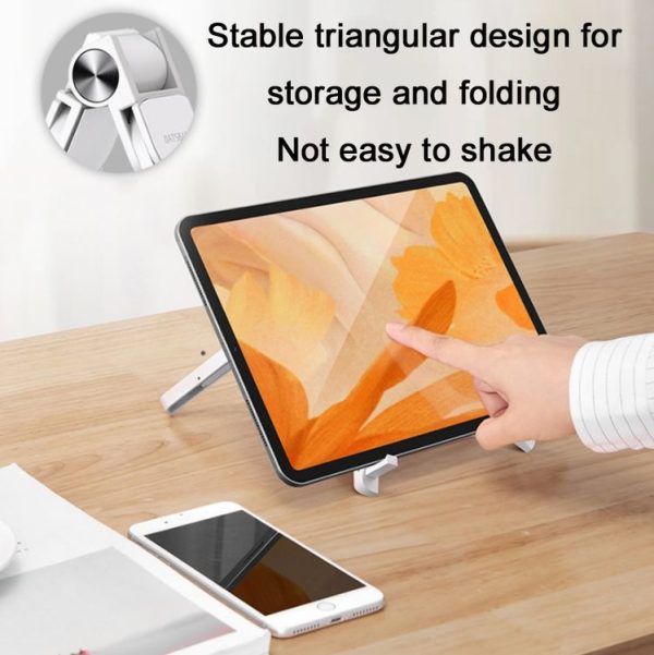 Oatsbasf X02 Laptop Heightening Bracket Portable Storage Folding Adjustable Hanging Radiator (White) - Image 4