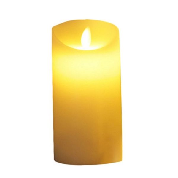 LED Electronic Candle Light Birthday Wedding Home Decoration Props Candle Holder, Rechargeable, Size: 7.5 x 12.5CM