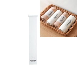 Clothes Magic Band Roll Strap Self-adhesive Strapping Belt Clothing Finishing Storage Belt, Size: Medium (Transparent)