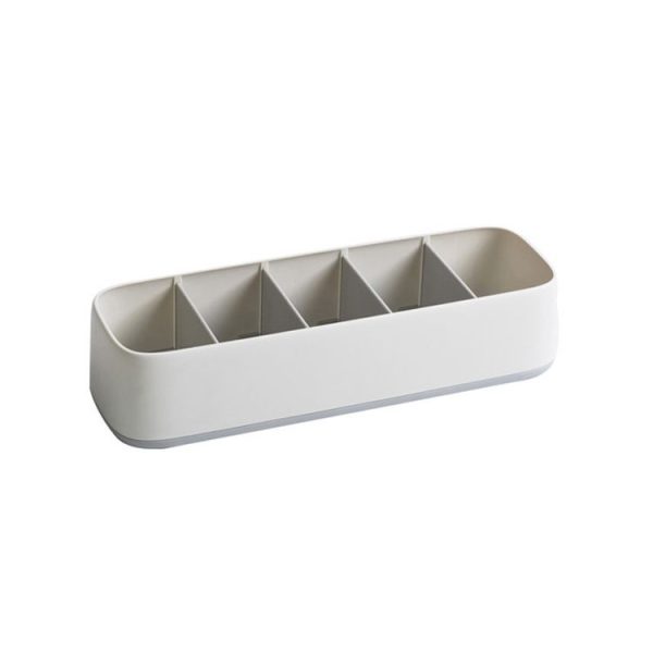 Household Underwear Socks Storage Box Drawer Type Separation and Finishing Box (Gray White) - Image 2