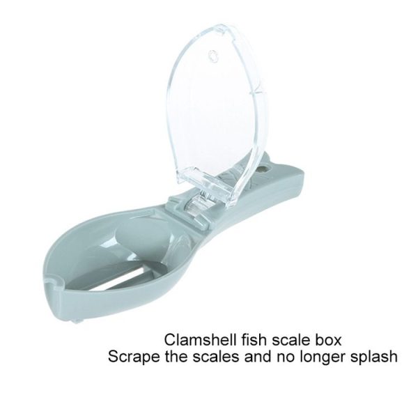 Household Kitchen Tools Manually Remove Fish Scales with Lid Random Color Delivery - Image 3