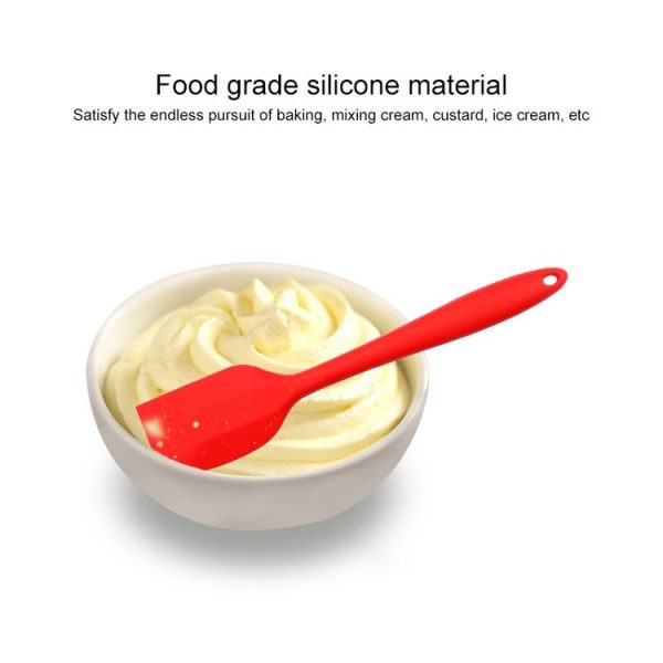 3 in 1 Silicone Spatula Cake Cream Spatula Baking Tool Set (Black) - Image 6