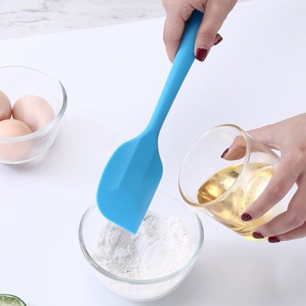 3 in 1 Silicone Spatula Cake Cream Spatula Baking Tool Set (Black) - Image 7
