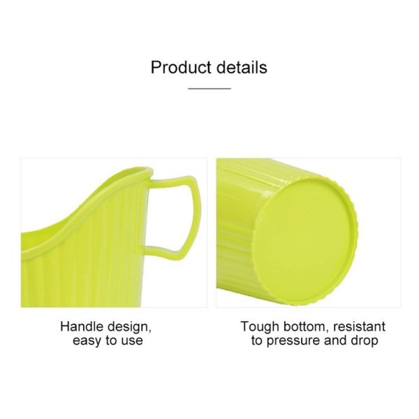 10 PCS Disposable Paper Cup Holder Plastic Anti-scald Heat Insulation Cup Holder Random Color Delivery - Image 3