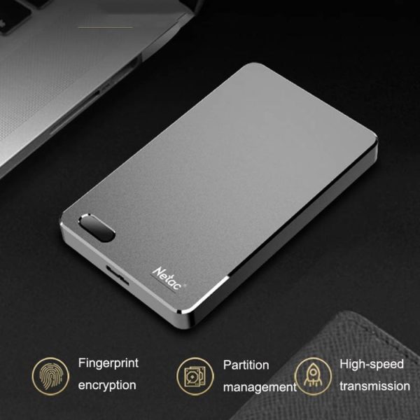 Netac K330 High Speed 2.5 Inch Fingerprint Encrypted Mobile Hard Drive, Capacity: 1TB - Image 5