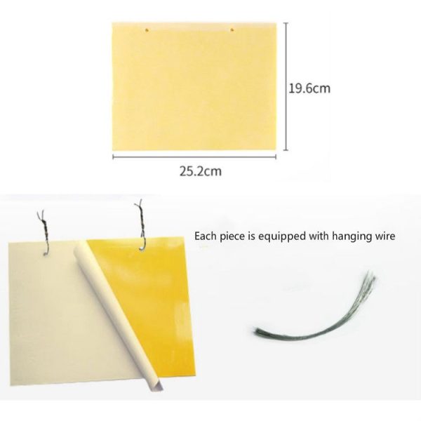 Double-sided Stick Insect Board Yellow Board Melon Fruit Fly Trap Board - Image 3