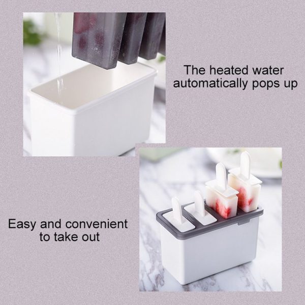 Home Made Popsicle Ice Cream Mold Set (Green) - Image 5