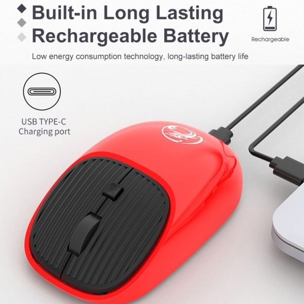 IMICE G4 4 Keys 1600DPI Silent Wireless Gaming Mouse (Black) - Image 3