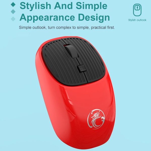 IMICE G4 4 Keys 1600DPI Silent Wireless Gaming Mouse (Black) - Image 5