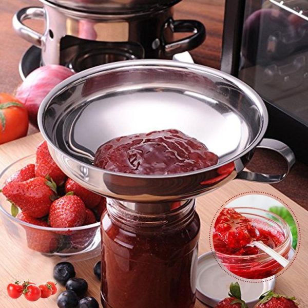 Household Kitchen 304 Stainless Steel Large Caliber Small Food Funnel - Image 3
