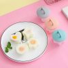 4 in 1 Home Creative Kitchen Steaming Egg Set with Oil Brush (Gray) - Image 3