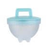 4 in 1 Home Creative Kitchen Steaming Egg Set with Oil Brush (Gray) - Image 5