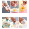 4 in 1 Home Creative Kitchen Steaming Egg Set with Oil Brush (Gray) - Image 8