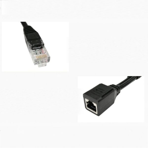 2 Sets RJ45 Network Signal Splitter Upoe Separation Cable, Style: U-01 4 Crystal Heads - Image 4