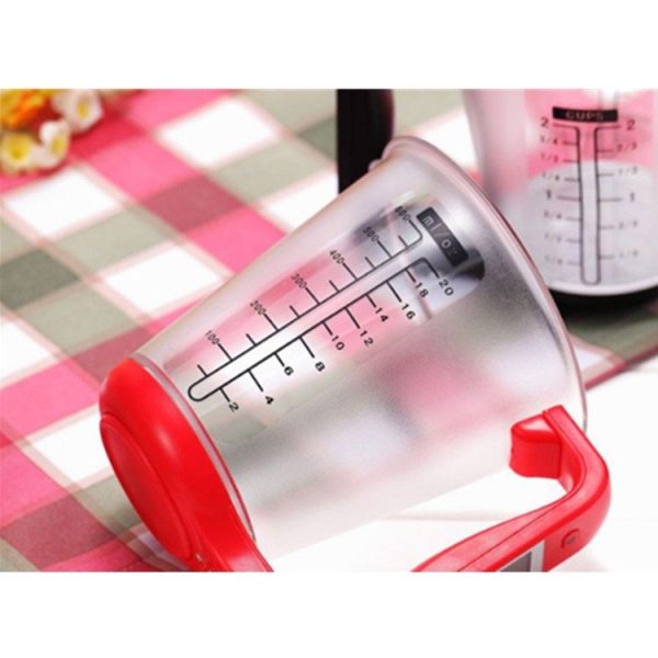 1000g / 1g Kitchen Electronic Scales Electronic Measuring Cup Baking DIY Measuring Tool (Red) - Image 4