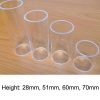 5PCS Acrylic Guitar Slide Tube Folk Slide Block, Size: 51mm (Transparent) - Image 3