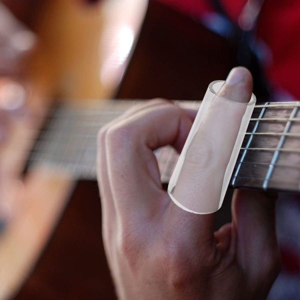 5PCS Acrylic Guitar Slide Tube Folk Slide Block, Size: 60mm (Transparent) - Image 5