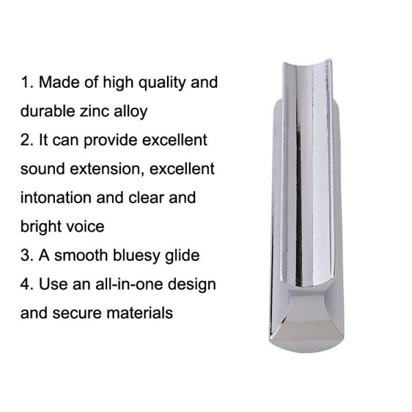 Metal Zinc Alloy Solid Guitar Slider Folk Slide Block, Size: 70mm (Gold) - Image 4