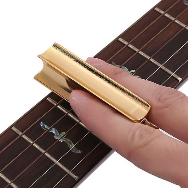 Metal Zinc Alloy Solid Guitar Slider Folk Slide Block, Size: 70mm (Gold) - Image 5
