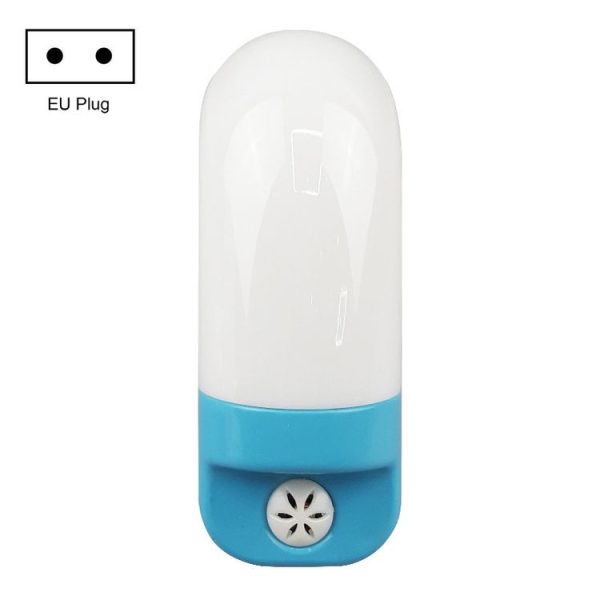 A88 Intelligent Light Sensing LED Bedside Lamp Corridor Aisle Night Light, Plug: EU Plug (Blue)