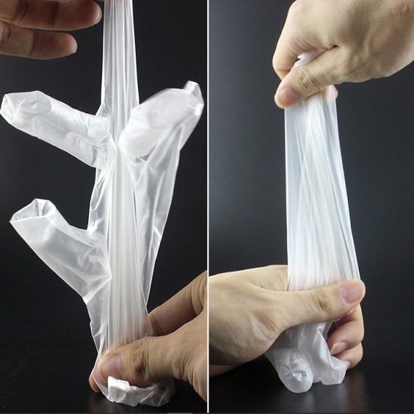 50 PCS Disposable PVC Gloves Transparent Anti-oil Anti-static Beauty Salon Manicure Tool Gloves, Size: S - Image 4