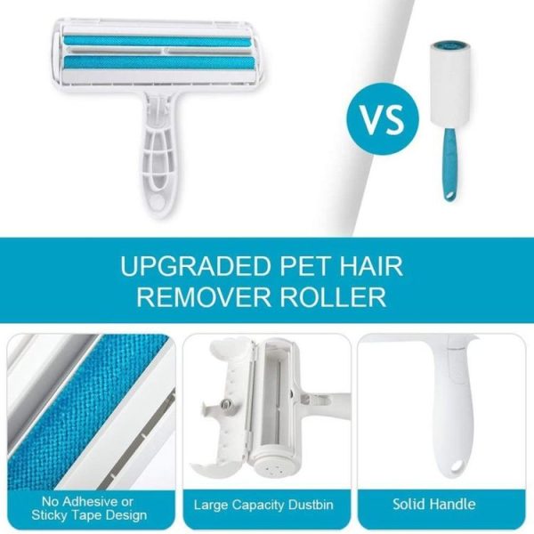 Automatic Hair-removing Double-sided Brushing Device Bed Sheet Sofa Pet Hair Sticking Device (Red) - Image 9