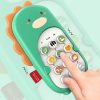 Baby Puzzle Bilingual Simulation Mobile Phone Toy Baby Child Early Education Machine (Green) - Image 2