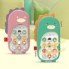 Baby Puzzle Bilingual Simulation Mobile Phone Toy Baby Child Early Education Machine (Green) - Image 4