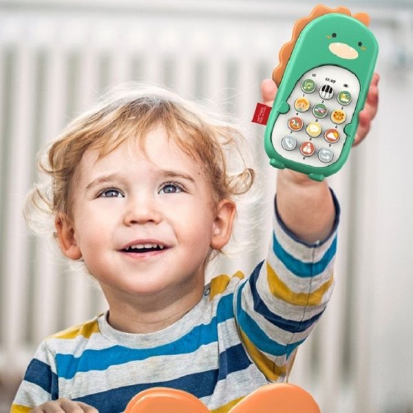Baby Puzzle Bilingual Simulation Mobile Phone Toy Baby Child Early Education Machine (Green) - Image 8