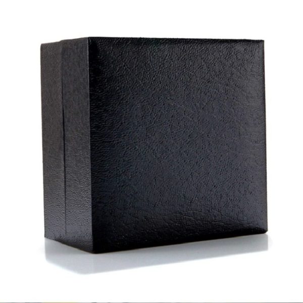 PU Leather Watch Box Custom-made High-end flip Watch Box Jewelry Gift Packaging (Black inner black plastic box) - Image 2