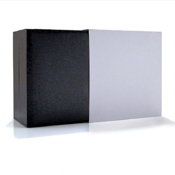 PU Leather Watch Box Custom-made High-end flip Watch Box Jewelry Gift Packaging (Black inner black plastic box) - Image 5
