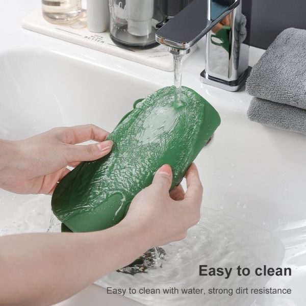 Sewer Deodorant Cover Sealing Plug Silicone Bathroom Toilet Floor Drain Deodorant (Black English Word) - Image 5