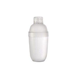 Shaker Cup PC Oz Cup Shaker With Scale Shaker Shaker Milk Teapot Juice Jug, Size: 530ml, Style: Ordinary Transparent