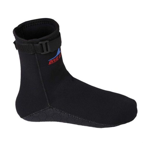 DIVE & SAIL DS-002 3mm Diving Socks Beach Surfing Snorkeling Socks Keep Warm Swimming Socks, Size: L (42-44) (Black) - Image 3