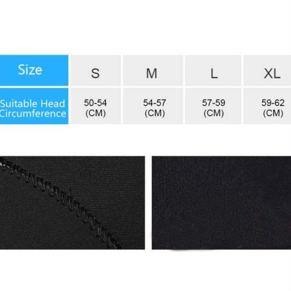 DIVE & SAIL DH-006 3mm Shoulder Warm Diving Cap Surfing Snorkeling Sunscreen Waterproof Diving Headgear, Size: M (Black) - Image 7