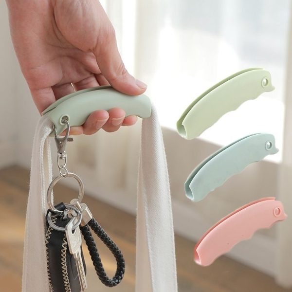 Silicone Anti-stroke Handle Effort-saving Bag Carrier Plastic Bag Shopping Bag Handle Lifter (Green) - Image 8