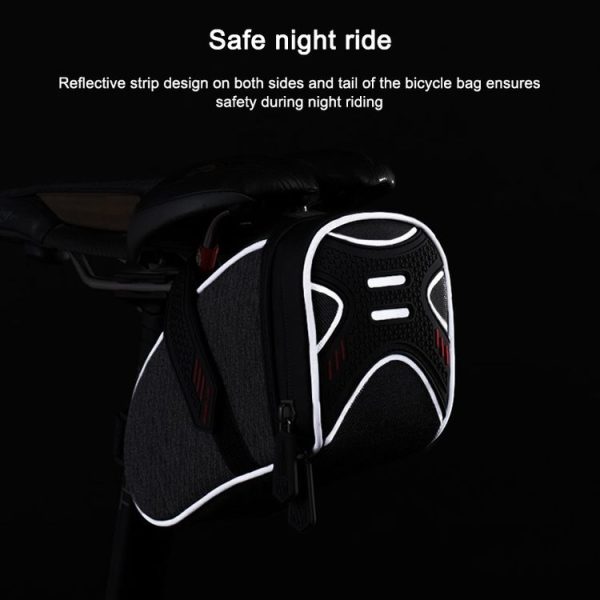 WHEEL UP C15-1 Bicycle Tail Bag Mountain Bike Cushion Bag Bicycle Riding Equipment Accessories Saddle Bag - Image 9